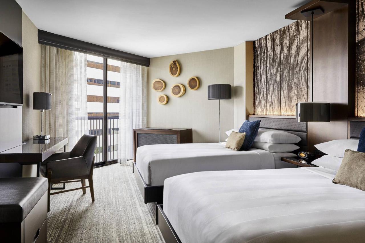 Double Room with Two Double Beds and Roll-In Shower - Mobility and Hearing Accessible