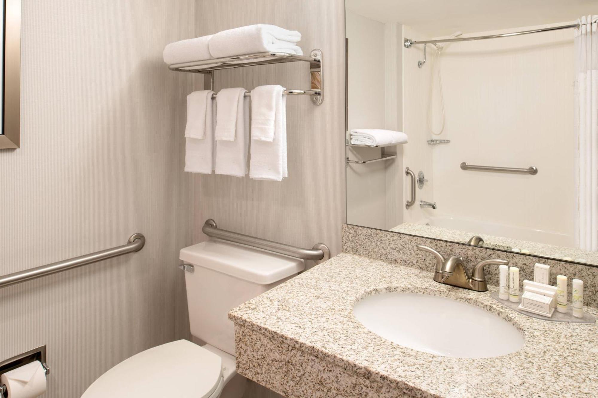 Double Room Roll Shower Mobility Access or Hearing Accessible